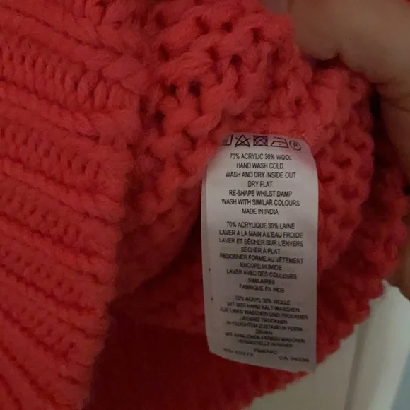 French Connection Neve Links Sweater S High neck - Picture 10 of 12